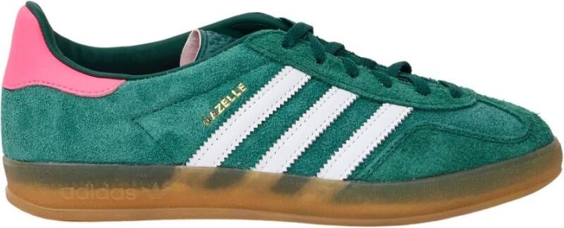 Adidas Originals Gazelle Indoor W Sneaker Gazelle Schoenen collegiate green ftwr white lucid pink maat: 38 beschikbare maaten:36 2 3 37 1 3 38 3