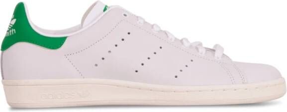 Adidas Leren Sneakers met Bedrukt Logo White Heren