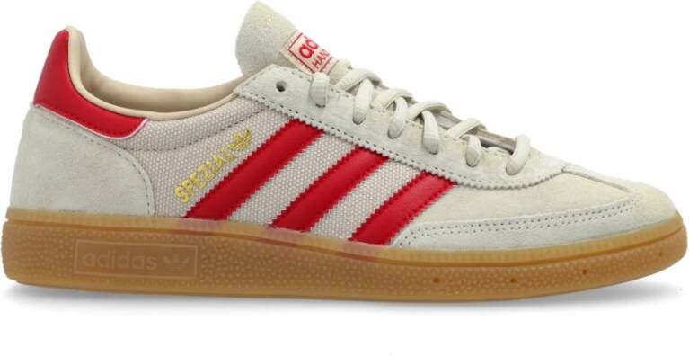 Adidas Originals Handball Spezial Putty Grey Team Victory Red Wonder Beige-  Putty Grey Team Victory Red Wonder Beige - Schoenen.nl