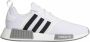 Adidas Originals Nmd_R1 Primeblue Witte Sneakers met Zwarte Inzetstukken White - Thumbnail 2