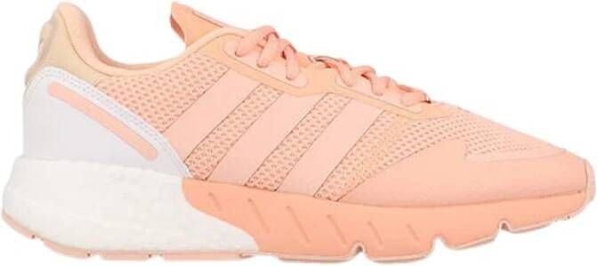 Adidas Zx 1K Boost Dames Schoenen Pink Mesh Synthetisch 1 3 Foot Locker