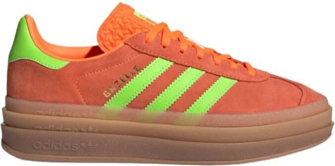 Adidas Originals Gazelle Bold W Sneaker Fashion sneakers Schoenen solar orange solar green gum m2 maat: 39 1 3 beschikbare maaten:39 1 3