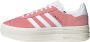 Adidas Originals Roze en witte Gazelle Bold sneakers Roze Dames - Thumbnail 11
