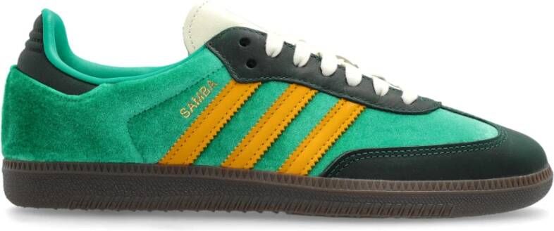 Adidas Samba Dames Schoenen Groen Maat: 36 2 3 Velours Foot Locker