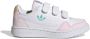 Adidas Originals Ny 90 Cf C Kids Ftwwht Lpurpl Clpink Shoes grade school GY1173 - Thumbnail 1