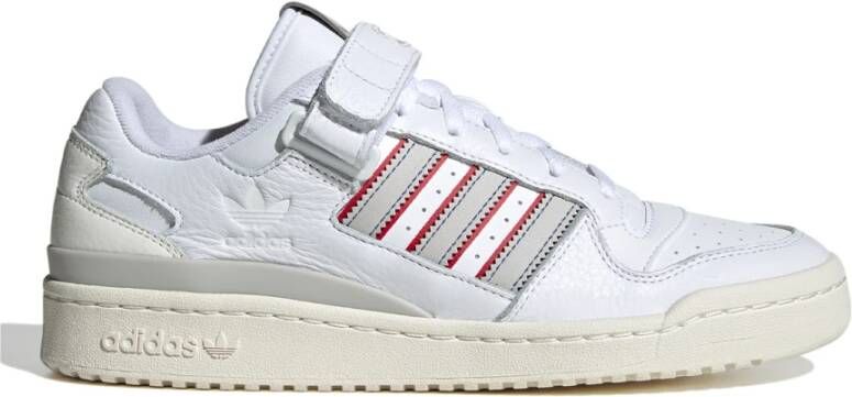 Adidas Originals Forum Low Sneaker Basketball Schoenen ftwr white grey one blue maat: 43 1 3 beschikbare maaten:43 1 3