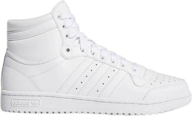 Adidas Originals Top Ten High Top Sneakers Sport Casual Schoenen Leer Wit FV6131 - Foto 3