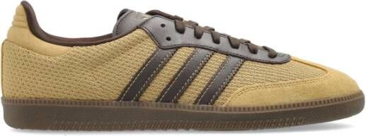 Adidas Samba Heren Schoenen Beige Maat: 40 2 3 Mesh Synthetisch Foot Locker