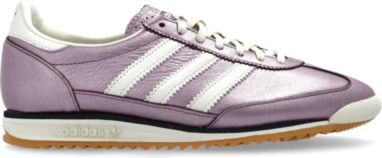 Adidas SL 72 Schoenen Paars Maat: 39 1 3 Leer Foot Locker