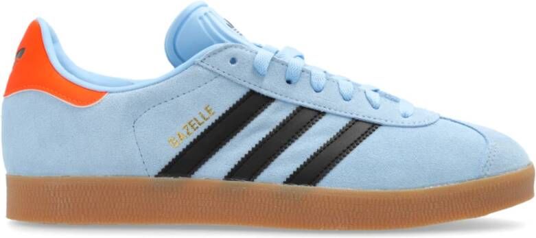 Adidas Gazelle Schoenen Blauw Maat: 40 2 3 Leer Foot Locker - Foto 2