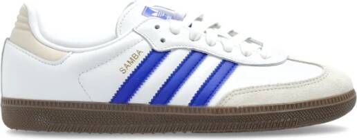 Adidas Originals Samba OG leren sneakers wit blauw - Foto 4