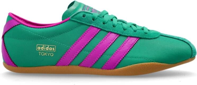 Adidas Tokyo Sneakers Dames Groen 2 3 Mesh Synthetisch