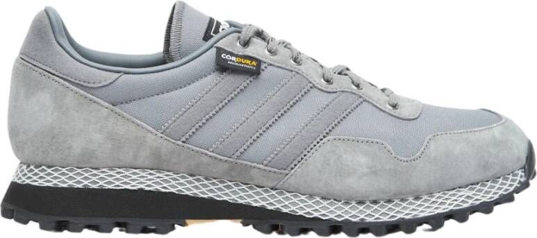 Adidas Originals Suede Panel Sneakers Gray Heren