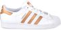 Adidas Originals Witte Leren Sneakers met Contrast Inzetstukken White Dames - Thumbnail 2