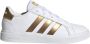 Adidas Sportswear Grand Court 2.0 sneakers wit matgoud Imitatieleer 39 1 3 - Thumbnail 3