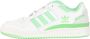 Adidas Originals Witte en groene lage Forum sneakers Multicolor Dames - Thumbnail 1