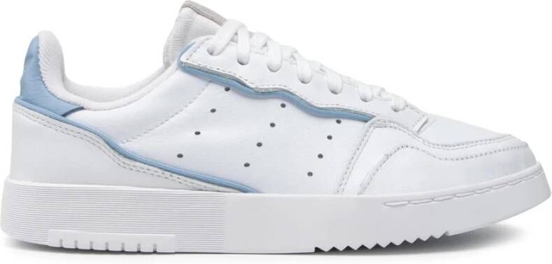 Adidas Originals Witte Leren Sneakers met Hemelse Inzetstukken 1 3 White