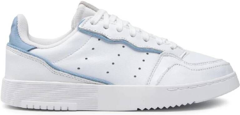 Adidas Originals Witte Leren Sneakers met Hemelse Inzetstukken 1 3 White