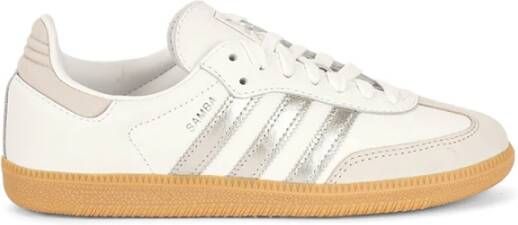 Adidas Originals Witte platte schoenen Samba OG W