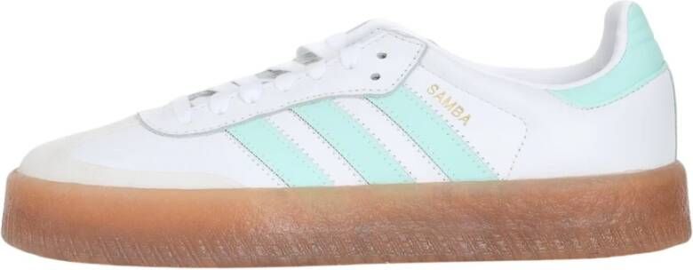 Adidas Originals Witte Sambae Sneakers Moderne Retrostijl