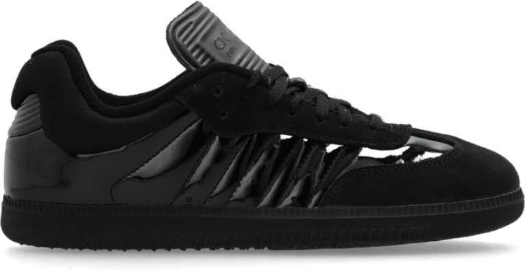 Adidas by stella mccartney Zwarte Leren Sneakers Ss24 Black