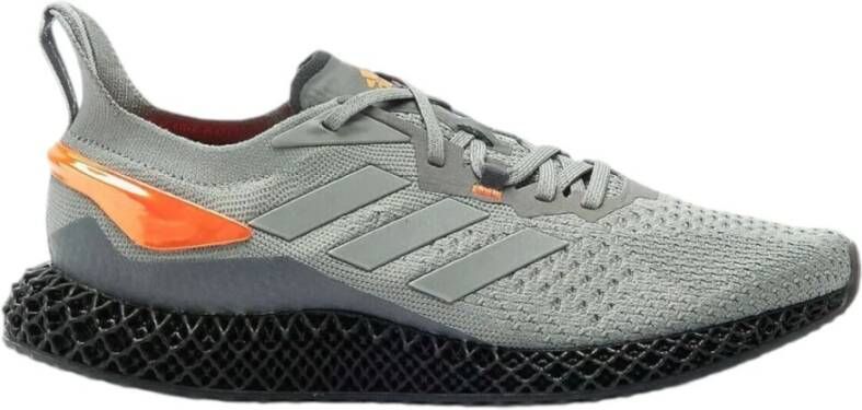 Adidas Originals X9000 4D Grijze Sneakers met Oranje Details Gray Heren