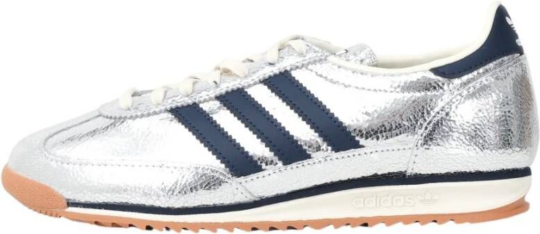 Adidas Originals SL 72 OG W silver met. collegiate navy off white Lifestyle in zilver formaten: 38.666