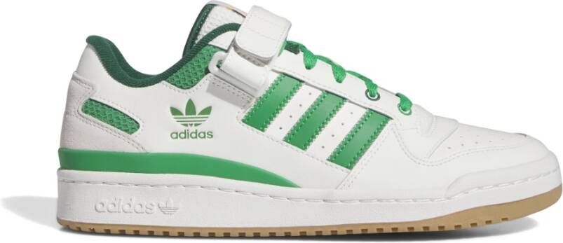 Adidas Originals Forum Low Sneaker Basketball Schoenen cloud white green gum3 maat: 41 1 3 beschikbare maaten:41 1 3 42 43 1 3 44 2 3 45 1 3