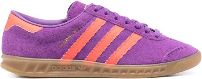 Adidas Hamburg Schoenen Paars Maat: 36 2 3 Leer Foot Locker