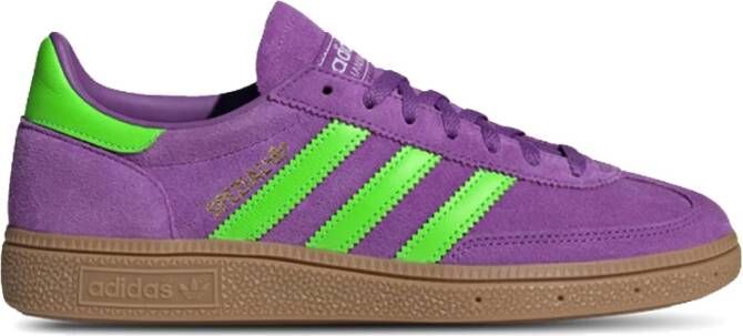 Adidas Paarse Handball Spezial Leren Sneakers