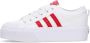 Adidas ORIGINALS Nizza Platform Sneakers Ftwr White Semi Lucid Blue Core Black Dames - Thumbnail 2