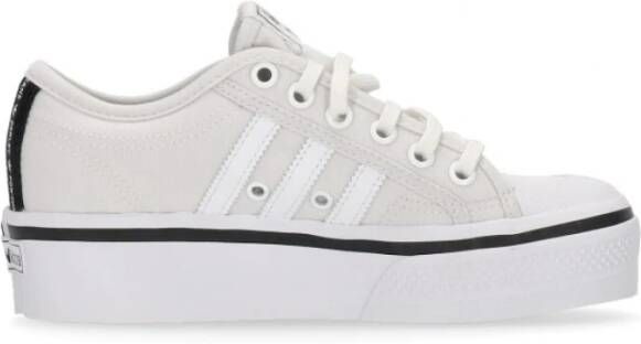 Adidas Platform Sneakers Cloud White Streetwear White Dames