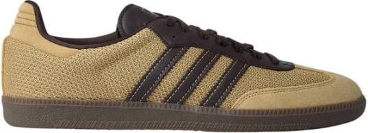 Adidas Samba Heren Schoenen Beige Maat: 40 2 3 Mesh Synthetisch Foot Locker