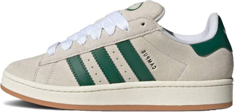 Adidas Retro Campus Donkergroene Sneaker Beige Dames - Foto 1