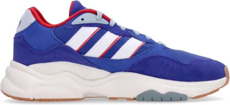 Adidas Retro F90 Lage Sneaker Blauw Heren