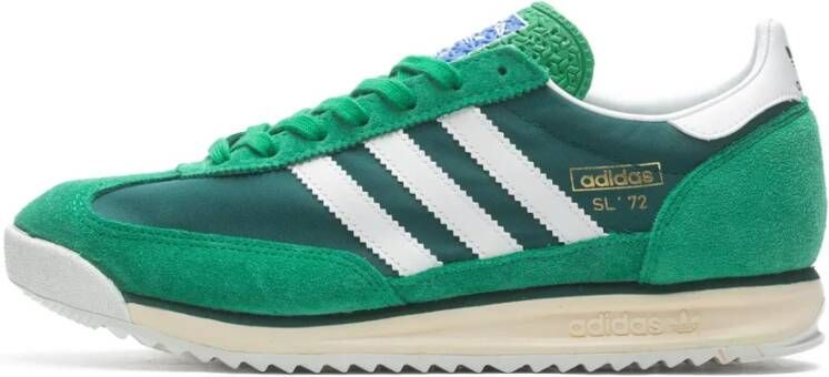 Adidas Originals SL 72 RS Green Core White Collegiate Green- Green Core White Collegiate Green