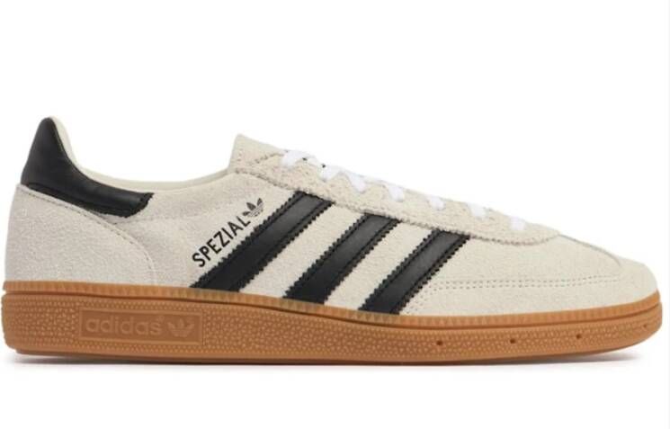Adidas Retro Handbalschoenen Beige Zwart