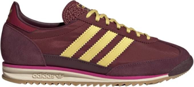 Adidas SL 72 Sneakers Dames Rood 2 3 Mesh Synthetisch