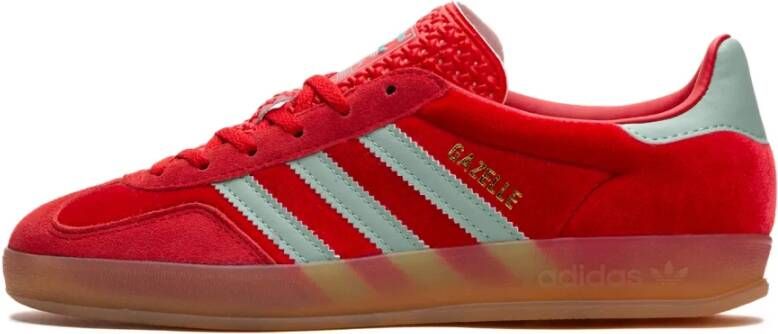 Adidas Gazelle Dames Schoenen Rood Maat: 38 2 3 Mesh Synthetisch Foot Locker