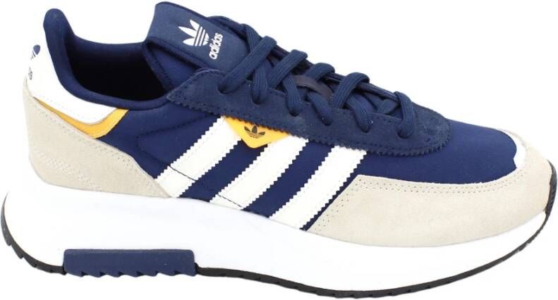 Adidas Retro Stijl Sneakers met Suède Inzetstukken