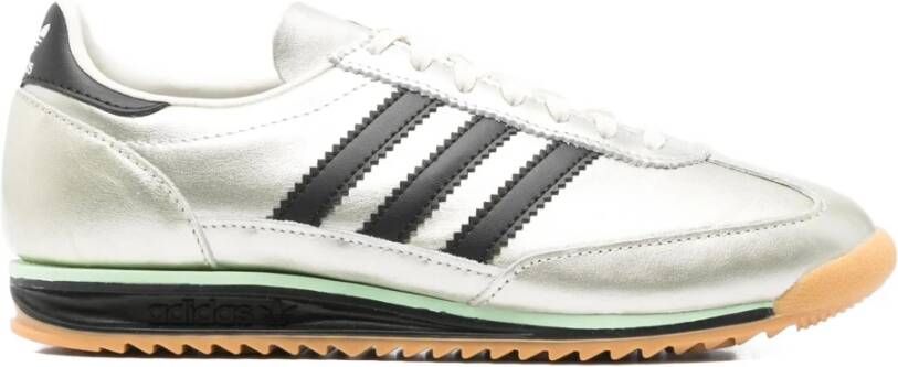 Adidas Retro Stijl Sneakers Wit Blauw