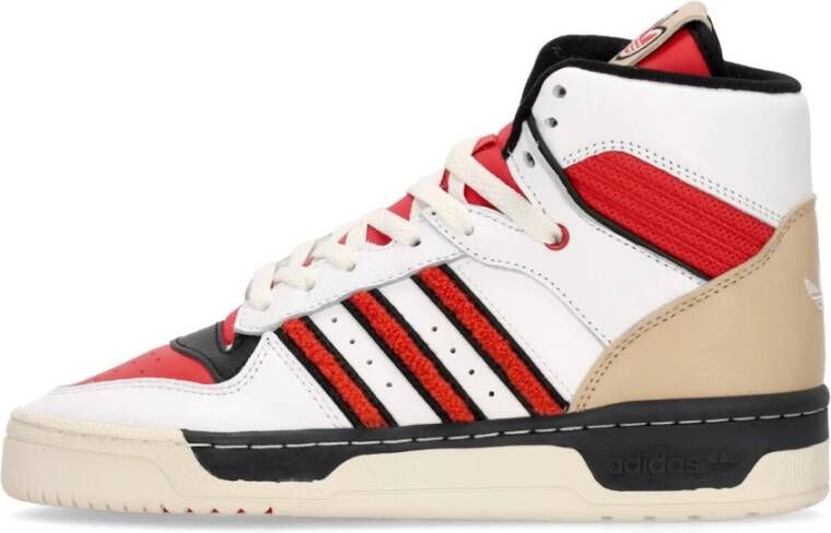 Adidas Rivalry High Sneakers Cloud White Glory Red Core Black Rood Heren