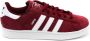 Adidas Originals Bordeauxrode Campus 2 Zijde Suede Sneakers Red - Thumbnail 7