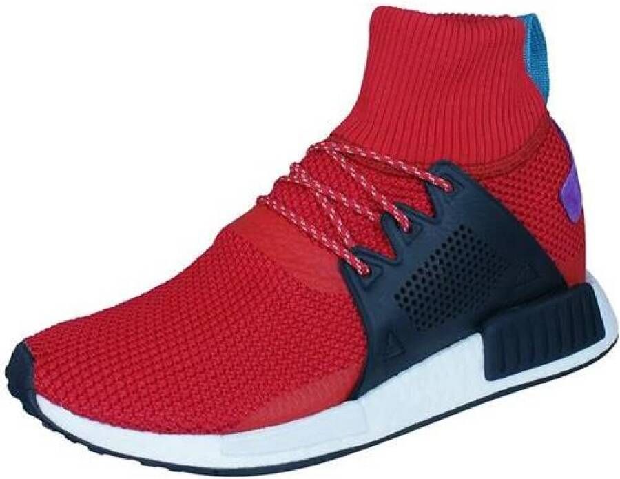 Adidas Rode Hoge Sneakers Red Heren
