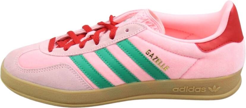 Adidas Roze Velvet Gazelle Indoor Sneaker Pink Dames