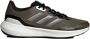 Adidas Perfor ce Runfalcon 3.0 hardloopschoenen olijfgroen zwart wit - Thumbnail 3