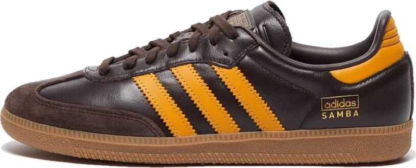 Adidas Samba OG Donkerbruin Preloved Geel & Gum-40 Brown Heren