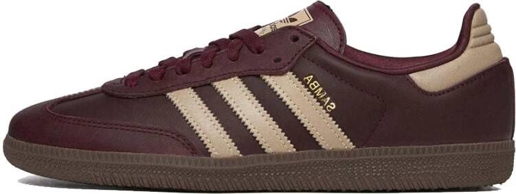 Adidas Samba OG Maroon Crystal Sand Sneakers - Foto 1
