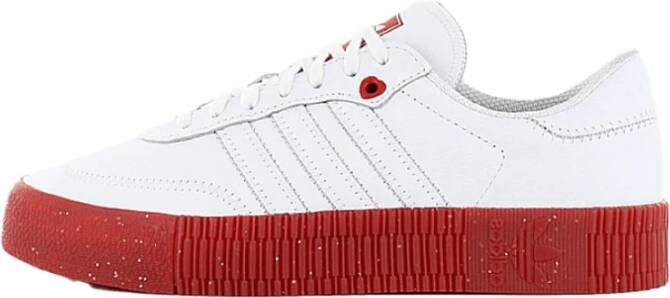 Adidas Sambarose White Scarlet Sneakers