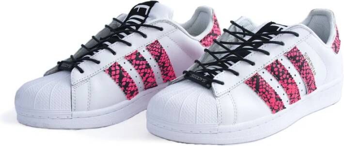 Adidas Seddy s Roze Python Custom Superstar Sneakers Pink Dames
